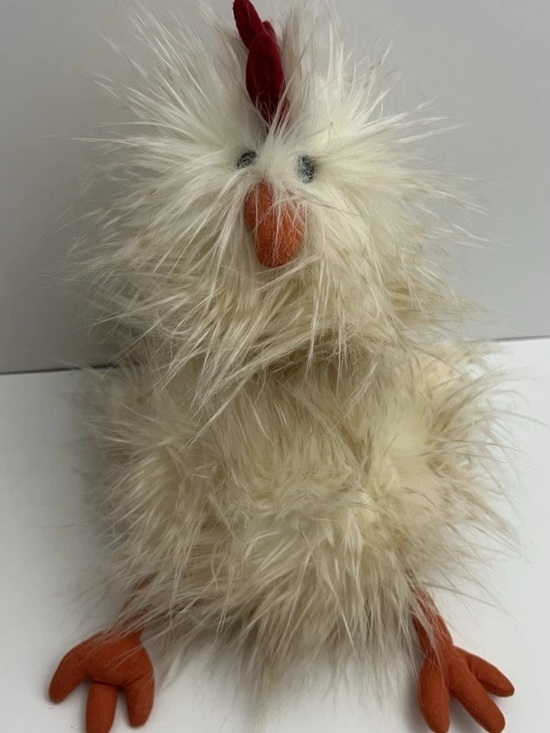 Jellycat Other - Jellycat Chelsea Chicken Rooster Plush Toy 11" Pet Stuffed Animal Fuzzy Silkie